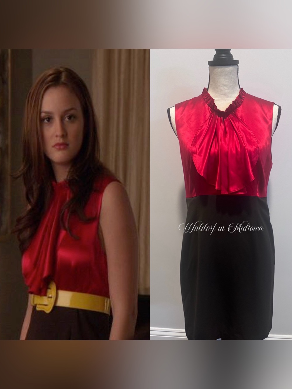 ASO Blair Waldorf Alice + Olivia dress